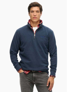 Superdry Essential Logo Half Zip Henley