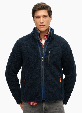Superdry Outdoor Full Zip Fleece Eclipse Navy