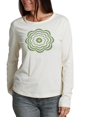 Stella + Gemma Cream Daisy L/S Tee