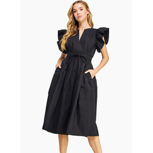 Presley Midi Dress - Black