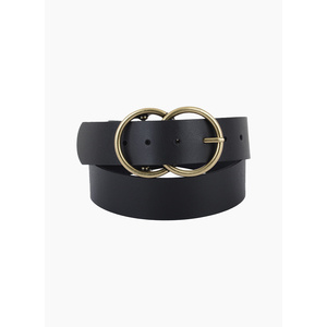Sabine Double Circle Leather Belt