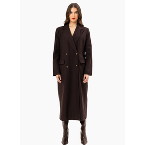 Leila + Luca Aspen Coat - Chocolate