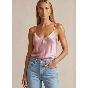 Bex Classic Satin Camisole - Pink