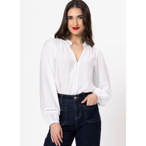 Seeking Lola Sylvie Top - White