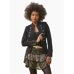 Joe Brown ULTIMATE DENIM MILITARY JACKER-BLACK