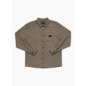 Just Another Fisherman TOOTH OVER SHIRT - BROWN