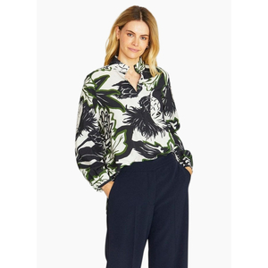 Ping Pong  Camille Abstract Floral Blouse
