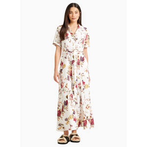 Tuesday Label Godet shirt dress-vintage floral