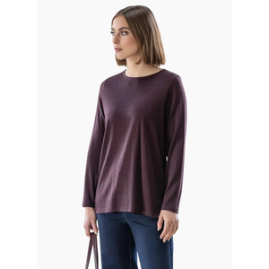Vassalli Ivey Merino Top - Berry