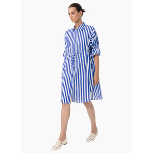 Blacklist 3058 Vena Shirt Dress - Blue Stripe