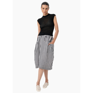 Blacklist 3069 Cooper Skirt - Black Stripe
