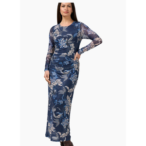 Loobies Story Casella Mesh Dress-Blue