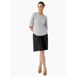 Two by Two 5608 Linen Tee - Grey Marl