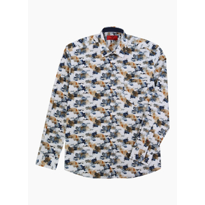 R.F Scott  Fielding Long Sleeve Shirt Ink