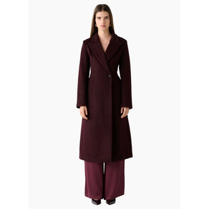 Esmaee Eternal Coat Wine