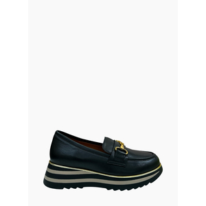 Gelato Goat Loafer Black
