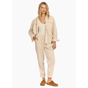 Sisstrevolution After Hours Cord Shacket -  Sea Salt