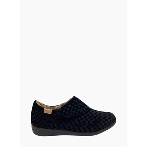 Ziera Fliss XW Slipper Black Emboss