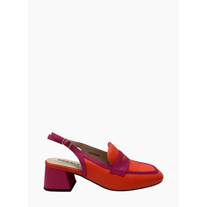 Bresley Peony-S Slingback Heel Flame/Fuxia