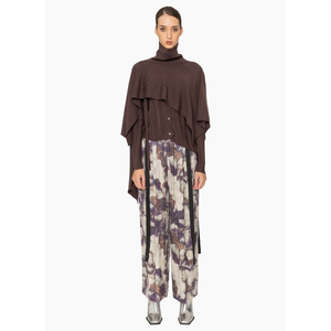 Bone & Arrow KN015 Fluxx Top - Mocha