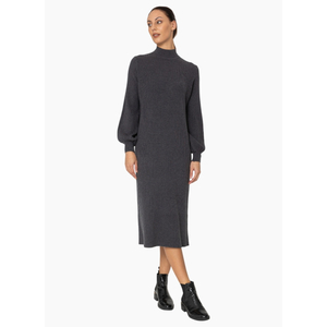 Two by Two KN044 Moira Dress - Charcoal