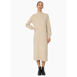 Two by Two KN044 Moira Dress - Oatmeal