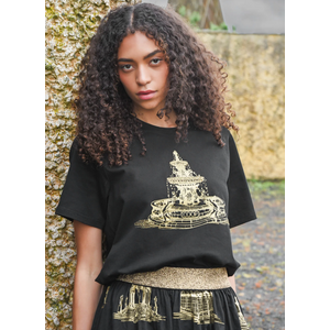 COOP Fountain Of Sparkle T-Shirt - Black/Gold