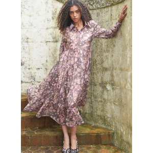 COOP Sun And The Swoon Dress - Pink/Grey