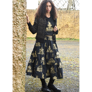 COOP Toile You Believe It? Skirt - Black/Gold