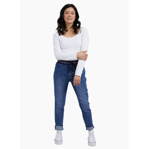 Elm MELODY JOGGER DENIM-DARK BLUE