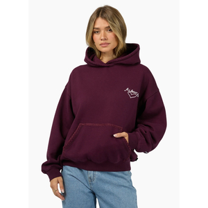 All About Eve Bake Shop Box Hoodie - Wine