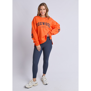 Foxwood INTERVAL  CREW in Orange/Navy