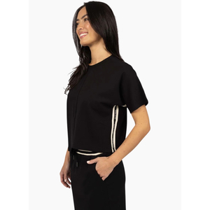 Humidity Mosh Top - Black (HW26104)
