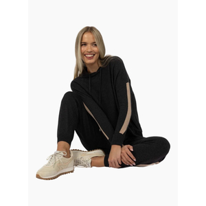 Humidity Peyton Hoodie - Charcoal/Latte (HW26318)