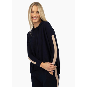 Humidity Peyton Hoodie - Indigo/Latte (HW26318)