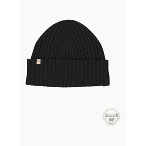 Just Another Fisherman Merino Skipper Beanie - Black