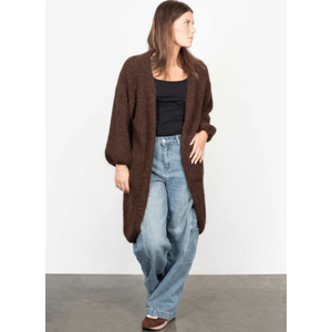Antler Livvi Cardi - Chocolate