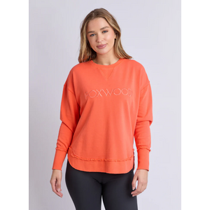 Foxwood Simplified Crew Sweatshirt - Orange
