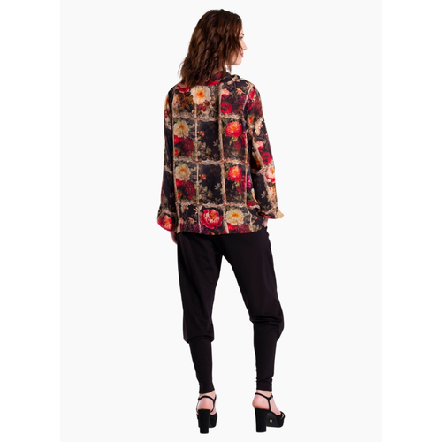 Jellicoe Drape Floral Top