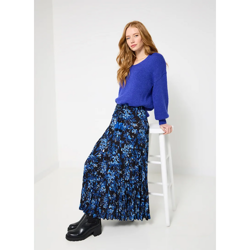 Joe Brown AUTUMN BLUES MAXI SKIRT-BLUE