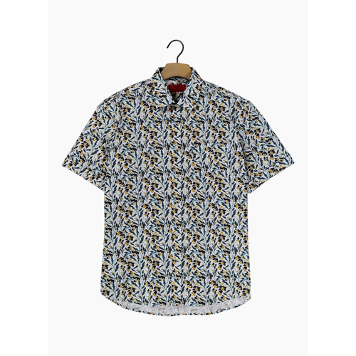 R.F Scott  Fields Short Sleeve Shirt Nectar