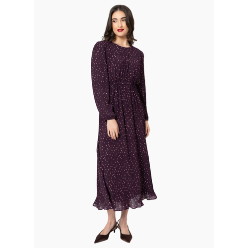 Seeking Lola Cat Walk Maxi Shift Dress - Cranberry Crush