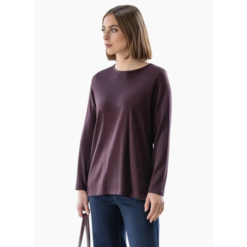 Vassalli Ivey Merino Top - Berry