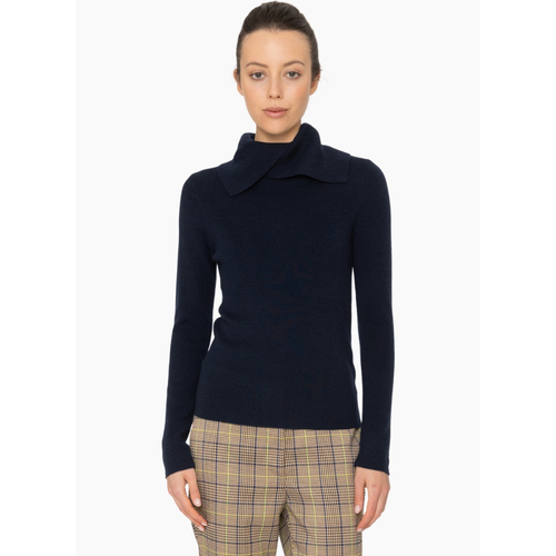 Blacklist KN043 Faye Top - Navy