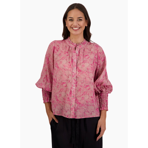 Briarwood Raewyn Pink Floral Shirt