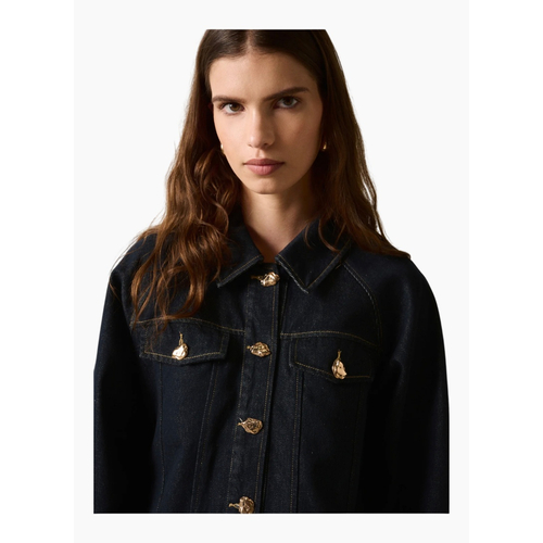 Esmaee Memphis Denim Jacket Dark Indigo