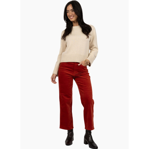 Humidity Va Va Velour Pant - Rust