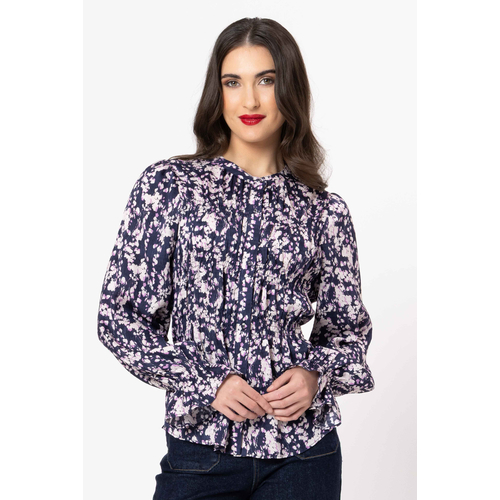 Seeking Lola Bonita Top - Navy Wish