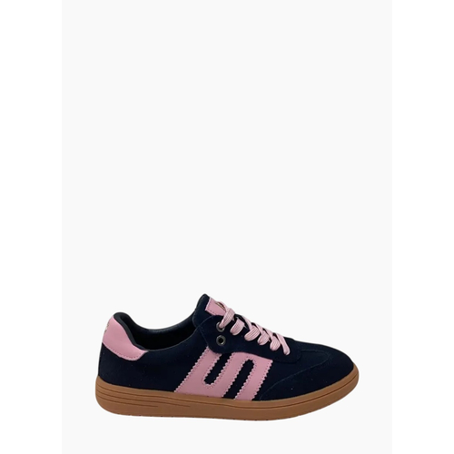 CC Resorts Juno Sneaker Navy Suede/Baby Pink