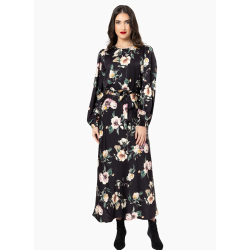 Leila + Luca MONACO DRESS-INK BLOOM